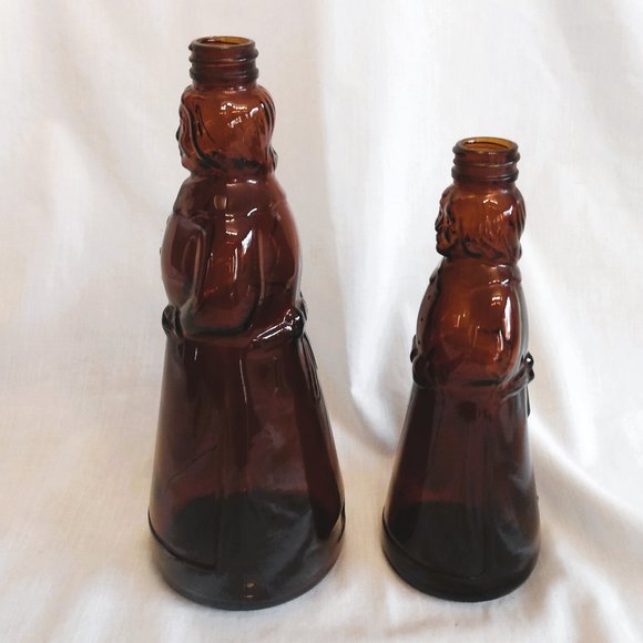 Vintage Mrs. Butterworth's 60's-90's Syrup Empty Bottles With Lids-10." & 8.5" - Picture 4 of 9